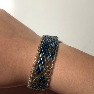 Handmade Cute Flat Beaded Bracelet